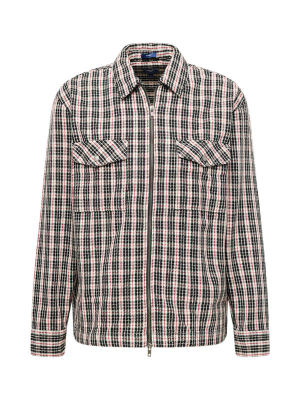 GANT GANT Košulja  boja pijeska / crvena / crna