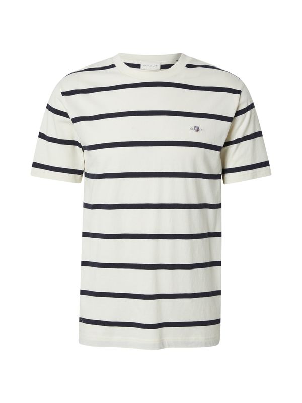 GANT GANT Majica  boja pijeska / tamno plava