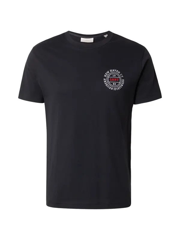 GANT GANT Majica  crvena / crna / bijela