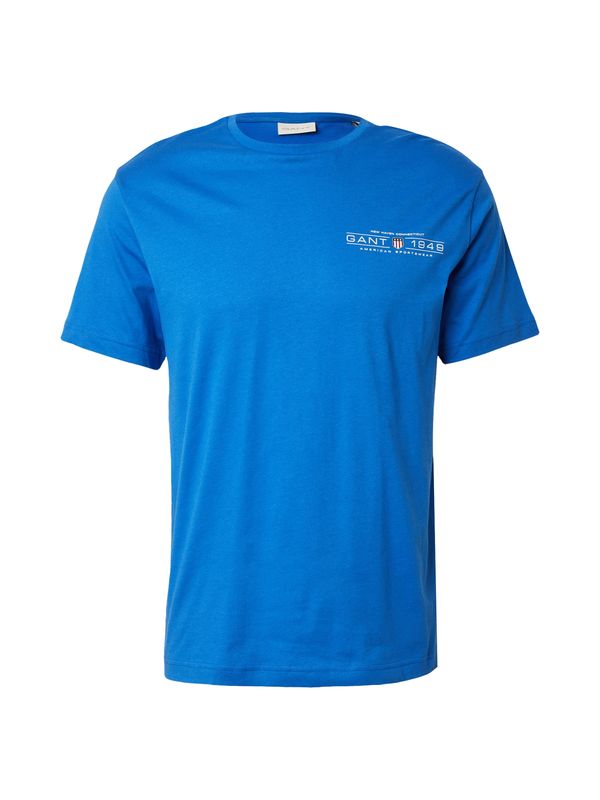 GANT GANT Majica  kraljevsko plava / bijela