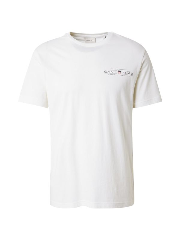 GANT GANT Majica  mornarsko plava / bijela