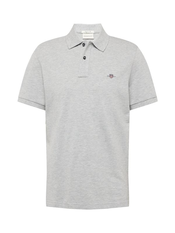 GANT GANT Majica  mornarsko plava / siva / siva melange / tamno crvena