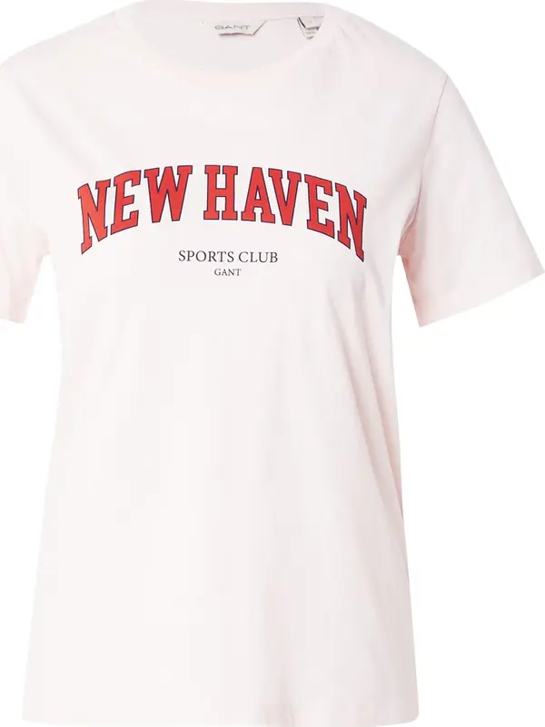 GANT GANT Majica  pastelno narančasta / crvena
