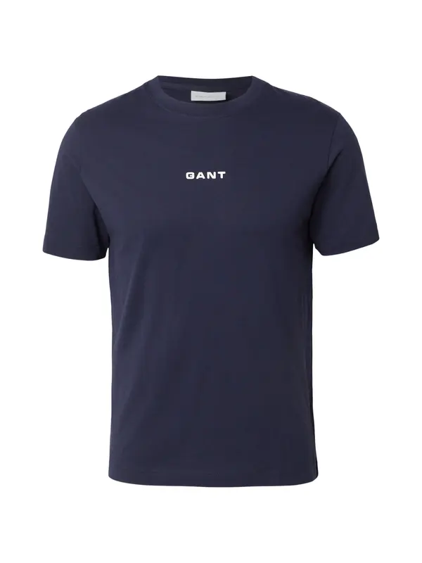 GANT GANT Majica  tamno plava / bijela