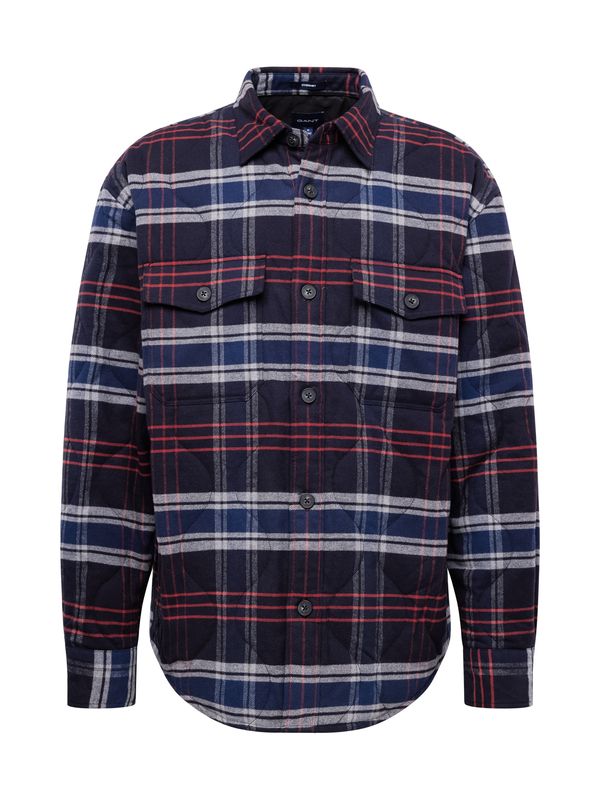 GANT GANT Prijelazna jakna  plava / mornarsko plava / siva / narančasta