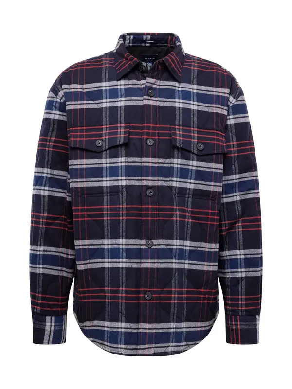 GANT GANT Prijelazna jakna  plava / mornarsko plava / siva / narančasta