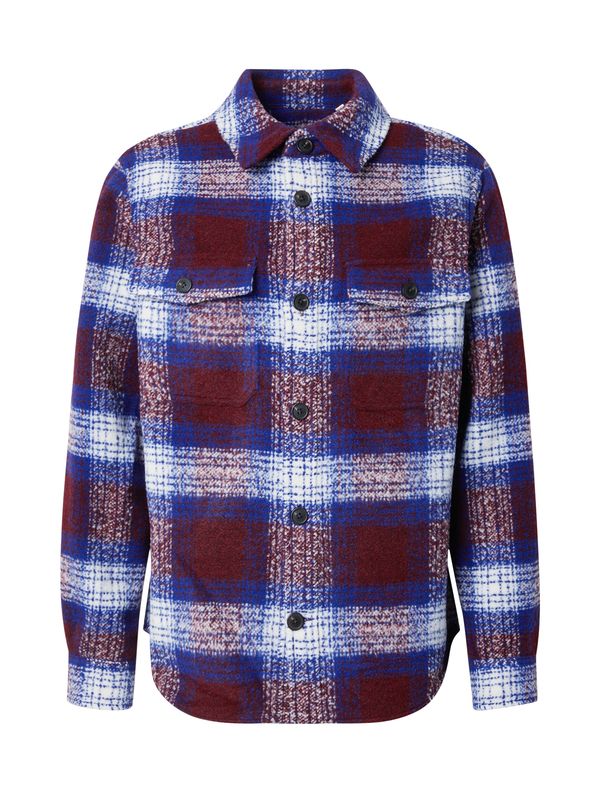 GANT GANT Prijelazna jakna  plava / tamno crvena / prljavo bijela