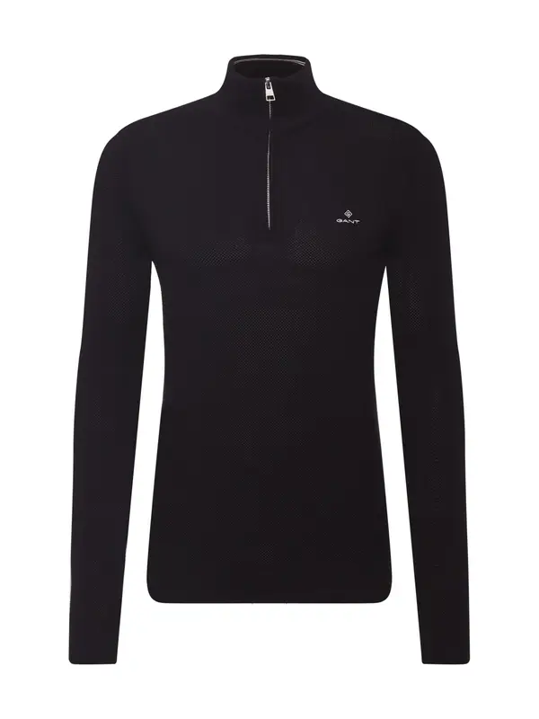 GANT GANT Pulover  crna / bijela