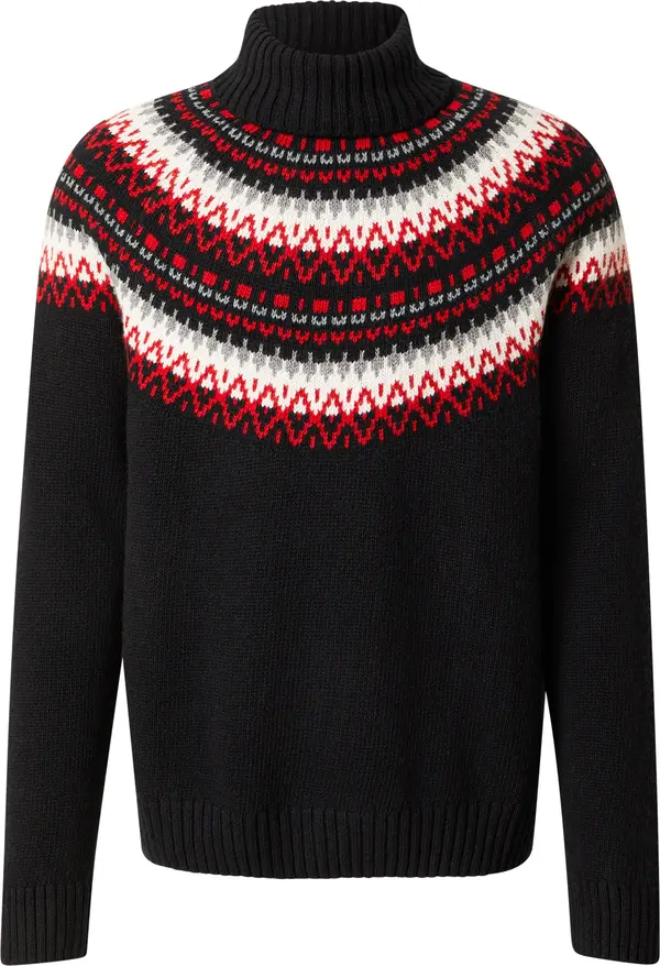 GANT GANT Pulover 'FAIR ISLE'  siva / crvena / crna / bijela