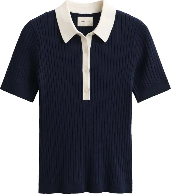 GANT GANT Pulover  tamno plava / bijela