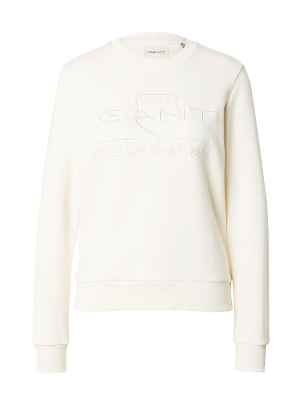 GANT GANT Sweater majica  bijela