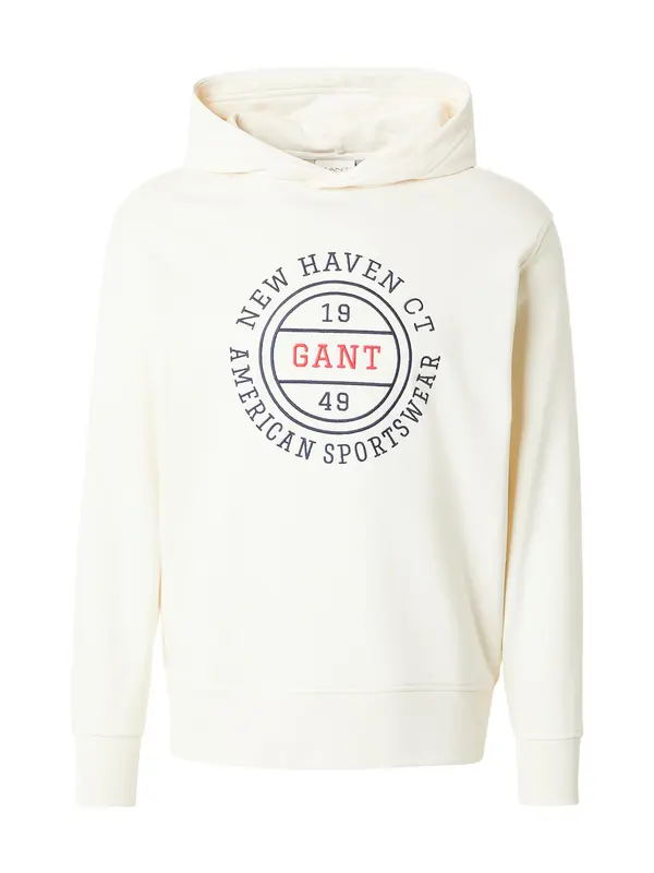 GANT GANT Sweater majica  boja pijeska / mornarsko plava / crvena