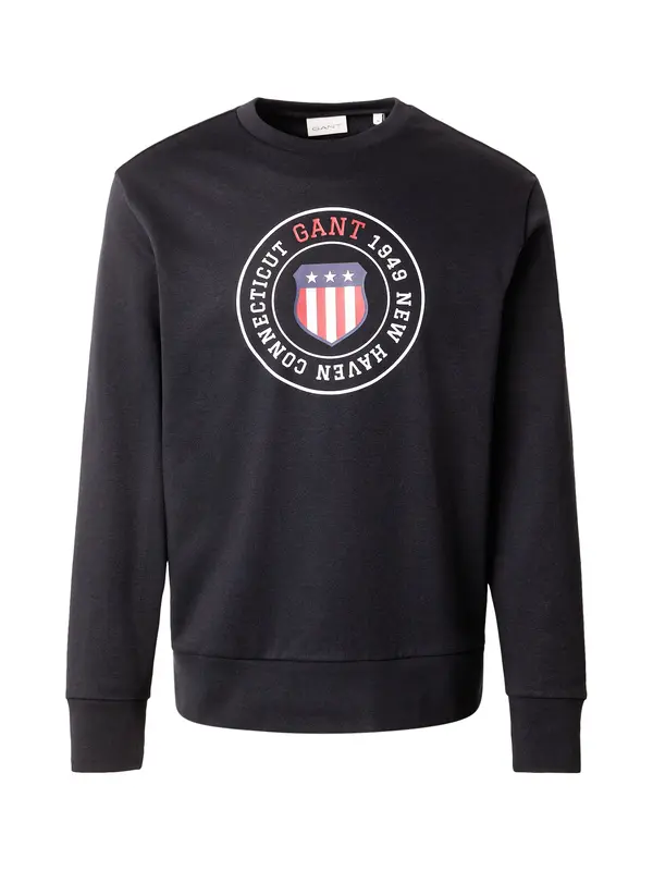 GANT GANT Sweater majica  crvena / crna / bijela