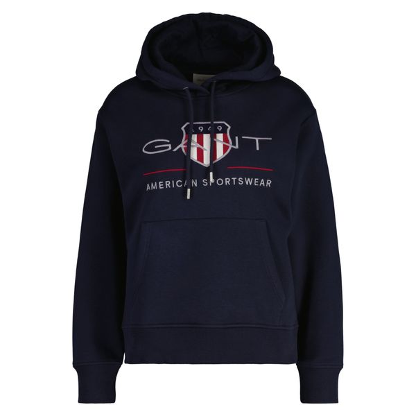 GANT GANT Sweater majica  morsko plava / siva / crvena / bijela