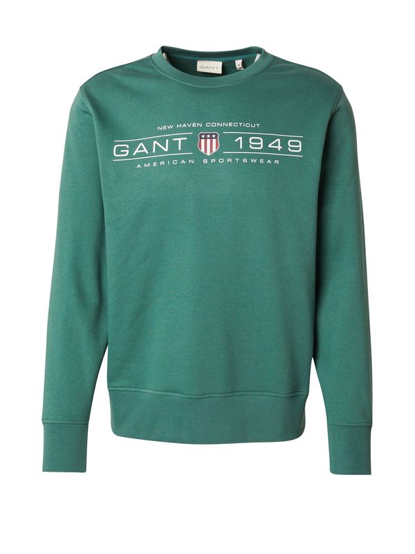GANT GANT Sweater majica  morsko plava / zelena / tamno crvena / prljavo bijela