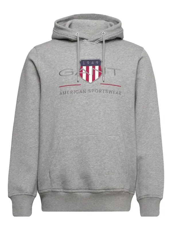 GANT GANT Sweater majica 'Reg Archive Shield'  tamno plava / svijetlosiva / crvena / bijela