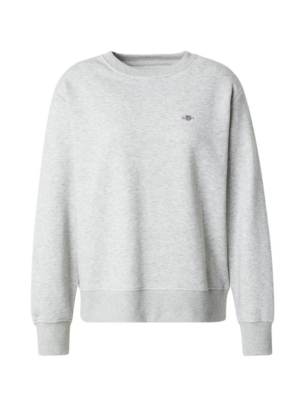 GANT GANT Sweater majica  siva melange