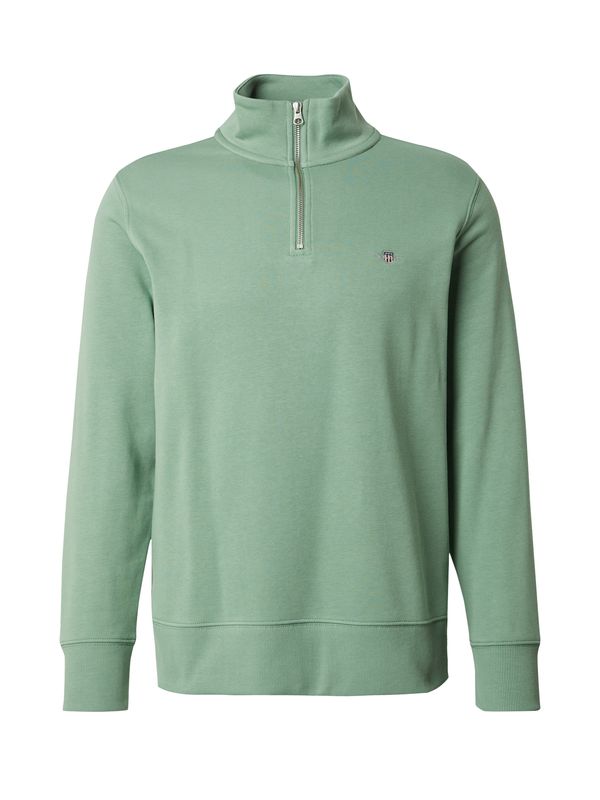 GANT GANT Sweater majica  sivkasto zelena