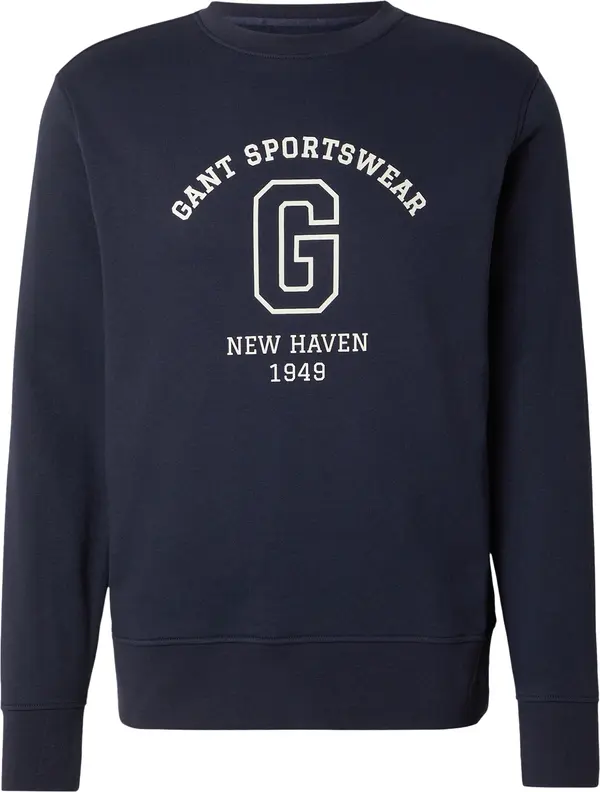 GANT GANT Sweater majica  tamno plava / bijela