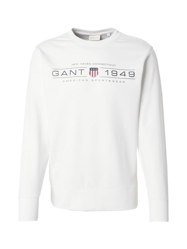 GANT GANT Sweater majica  tamno plava / siva / crvena / bijela