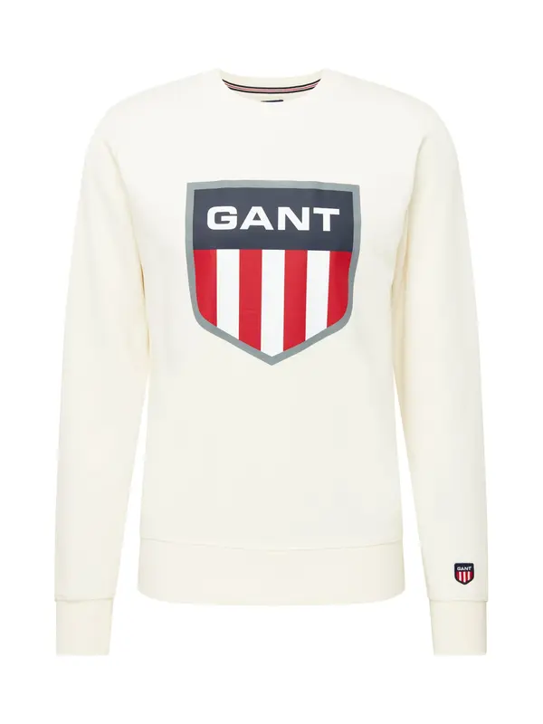 GANT GANT Sweater majica  tamno plava / siva / crvena / bijela / svijetla bež