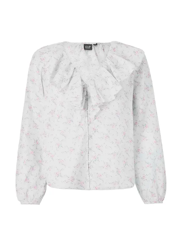GAP GAP Bluza  kaki / pastelno zelena / ljubičasta / orhideja bijela