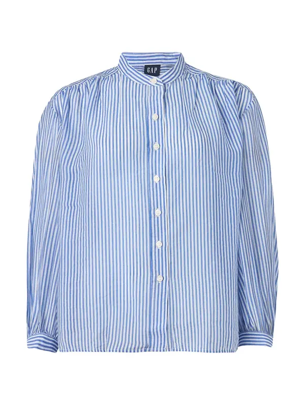 GAP GAP Bluza  sivkasto plava / kraljevsko plava / bijela