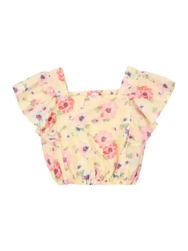 GAP GAP Bluza  svijetložuta / zelena / rosé / svijetlocrvena