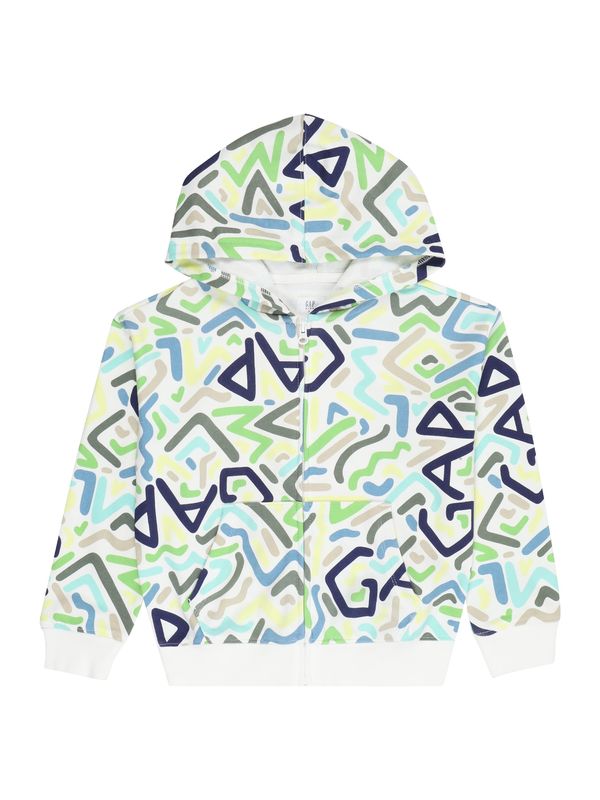 GAP GAP Gornji dio trenirke  akvamarin / pastelno žuta / jabuka / bijela