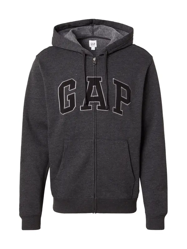 GAP GAP Gornji dio trenirke 'HERITAGE'  antracit siva / svijetlosiva / crna