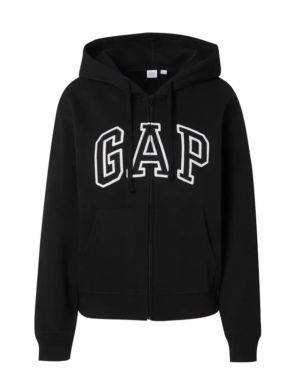 GAP GAP Gornji dio trenirke 'HERITAGE'  crna / bijela