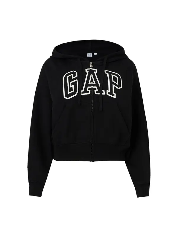 GAP GAP Gornji dio trenirke 'HERITAGE'  crna / bijela