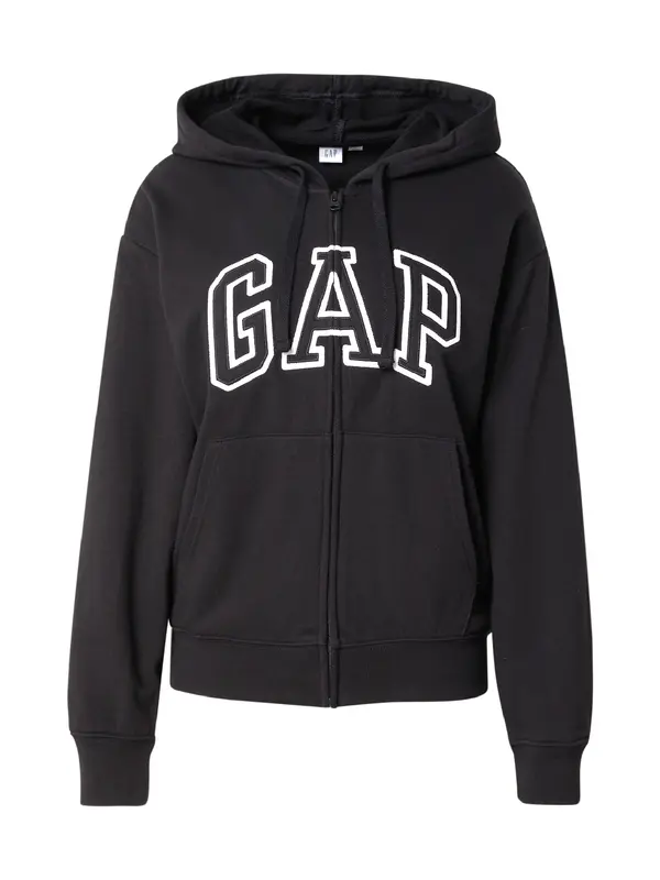 GAP GAP Gornji dio trenirke 'HERITAGE'  crna / bijela
