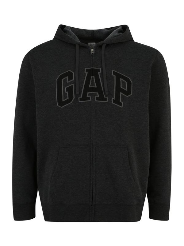 GAP GAP Gornji dio trenirke  siva / antracit siva / crna