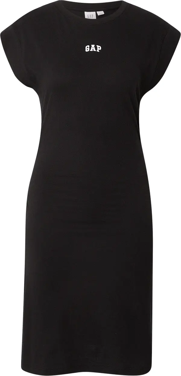 GAP GAP Haljina  crna / bijela