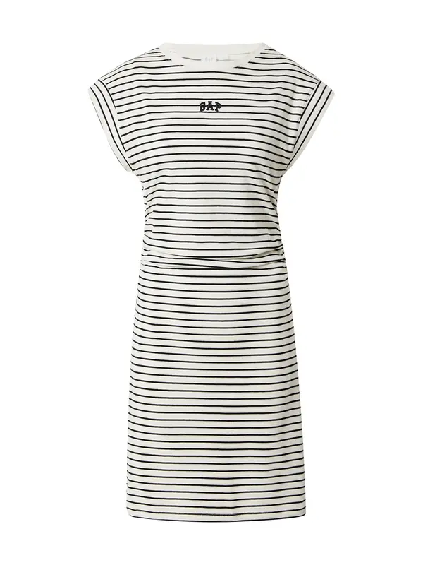 GAP GAP Haljina  crna / bijela