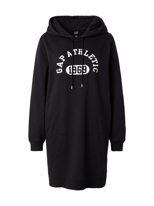 GAP GAP Haljina  crna / bijela