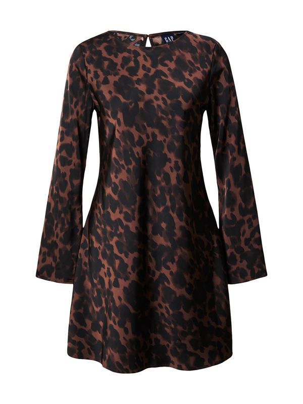 GAP GAP Haljina  kestenjasto smeđa / čokolada / tamno smeđa