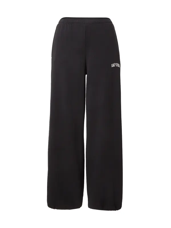 GAP GAP Hlače  crna / bijela