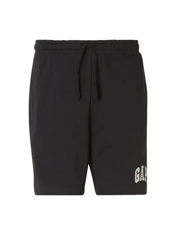 GAP GAP Hlače  crna / bijela