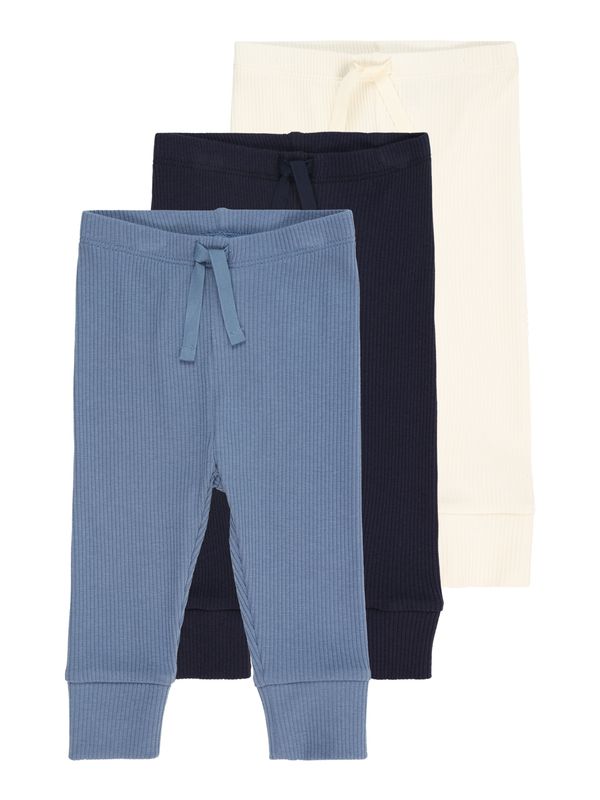 GAP GAP Hlače  ecru/prljavo bijela / kraljevsko plava / crna