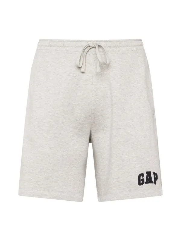 GAP GAP Hlače 'HERITAGE'  siva melange / crna