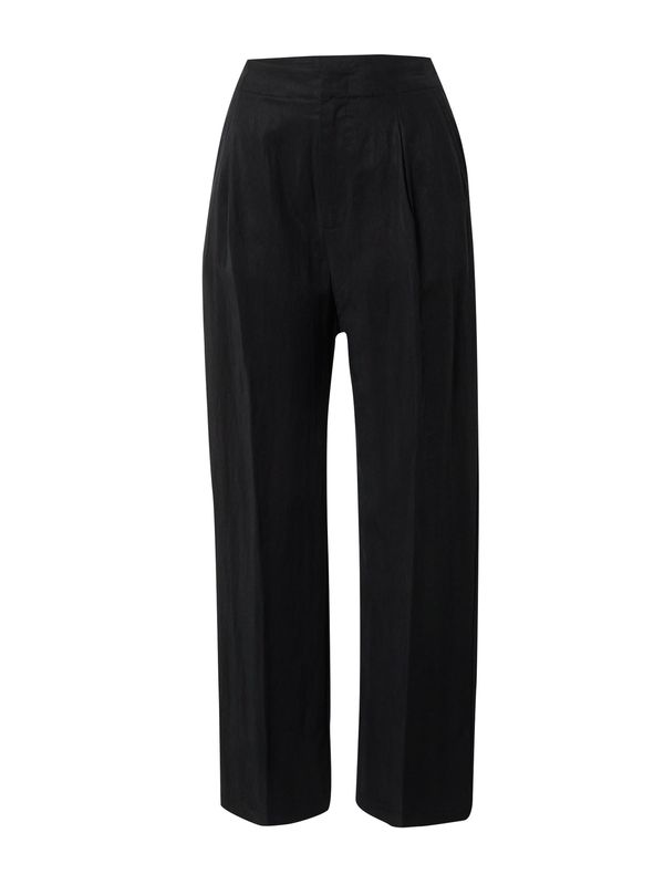 GAP GAP Hlače na crtu  crna