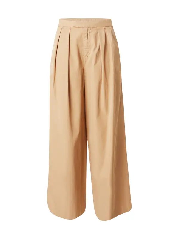 GAP GAP Hlače s naborima  cappuccino