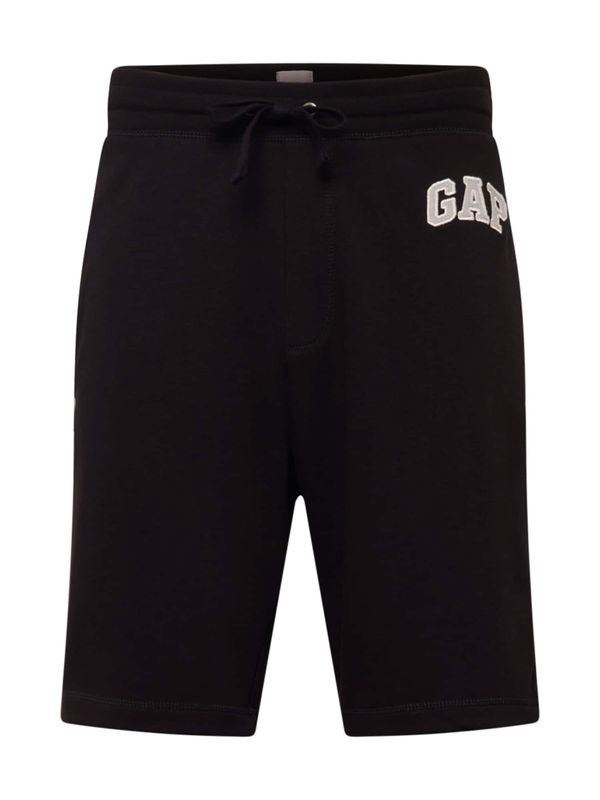 GAP GAP Hlače  svijetlosiva / crna / bijela