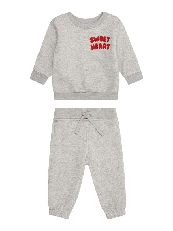 GAP GAP Jogging komplet  siva melange / crvena