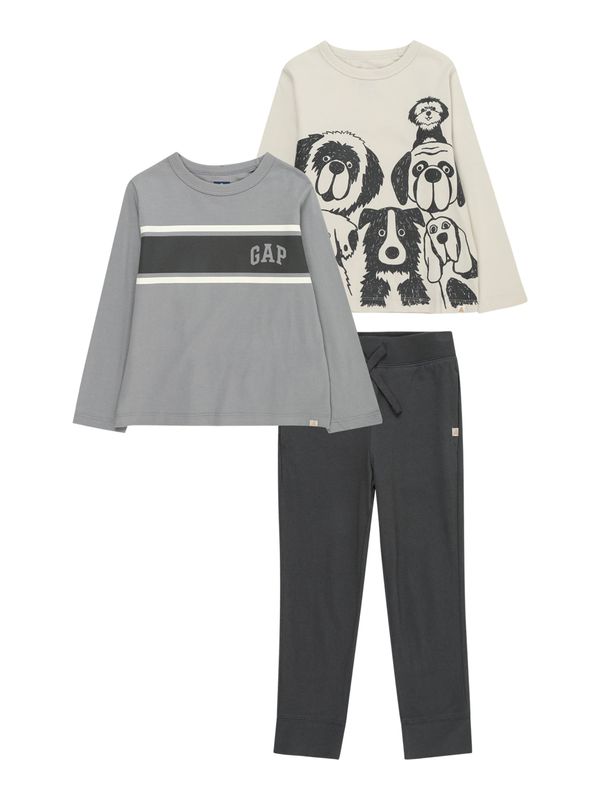 GAP GAP Komplet 'HOLIDAY'  bež / siva / antracit siva / bijela