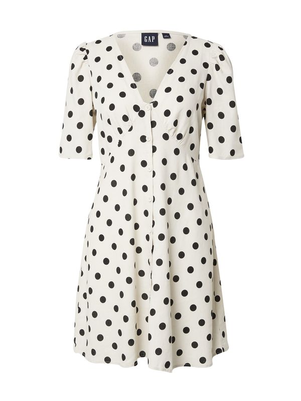 GAP GAP Košulja haljina  bež / crna