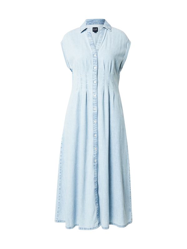 GAP GAP Košulja haljina  svijetloplava