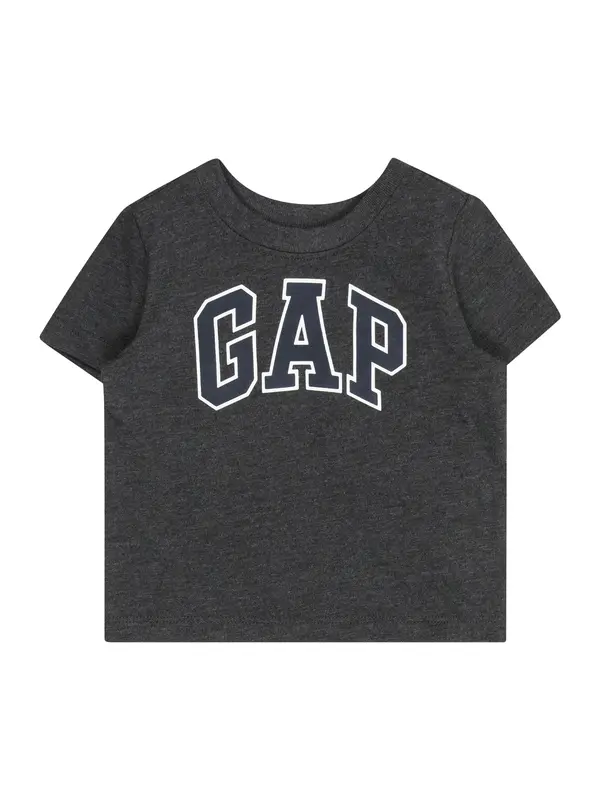 GAP GAP Majica  antracit siva / bijela